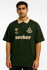 Seek Oversized Polo T-Shirt