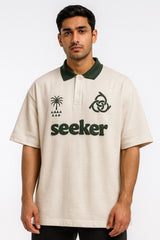 Seek Oversized Polo T-Shirt