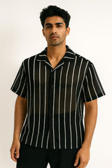 TEXTURED STRIPED BUTTON-DOWN SHIRTS