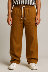 PREMIUM LINEN BAGGY TROUSER
