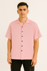 CABLE KNIT BOXY FIT BOYS SHIRT