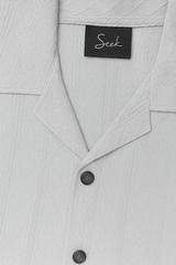 CABLE KNIT BOXY FIT BOYS SHIRT