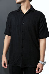 Black Knitted Shirt