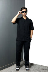 Black Knitted Shirt