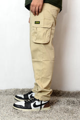 Khaki Twill Relax fit Six Pocket Cargo