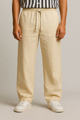 PREMIUM LINEN BAGGY TROUSER
