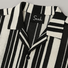 TEXTURED STRIPED BUTTON-DOWN SHIRTS