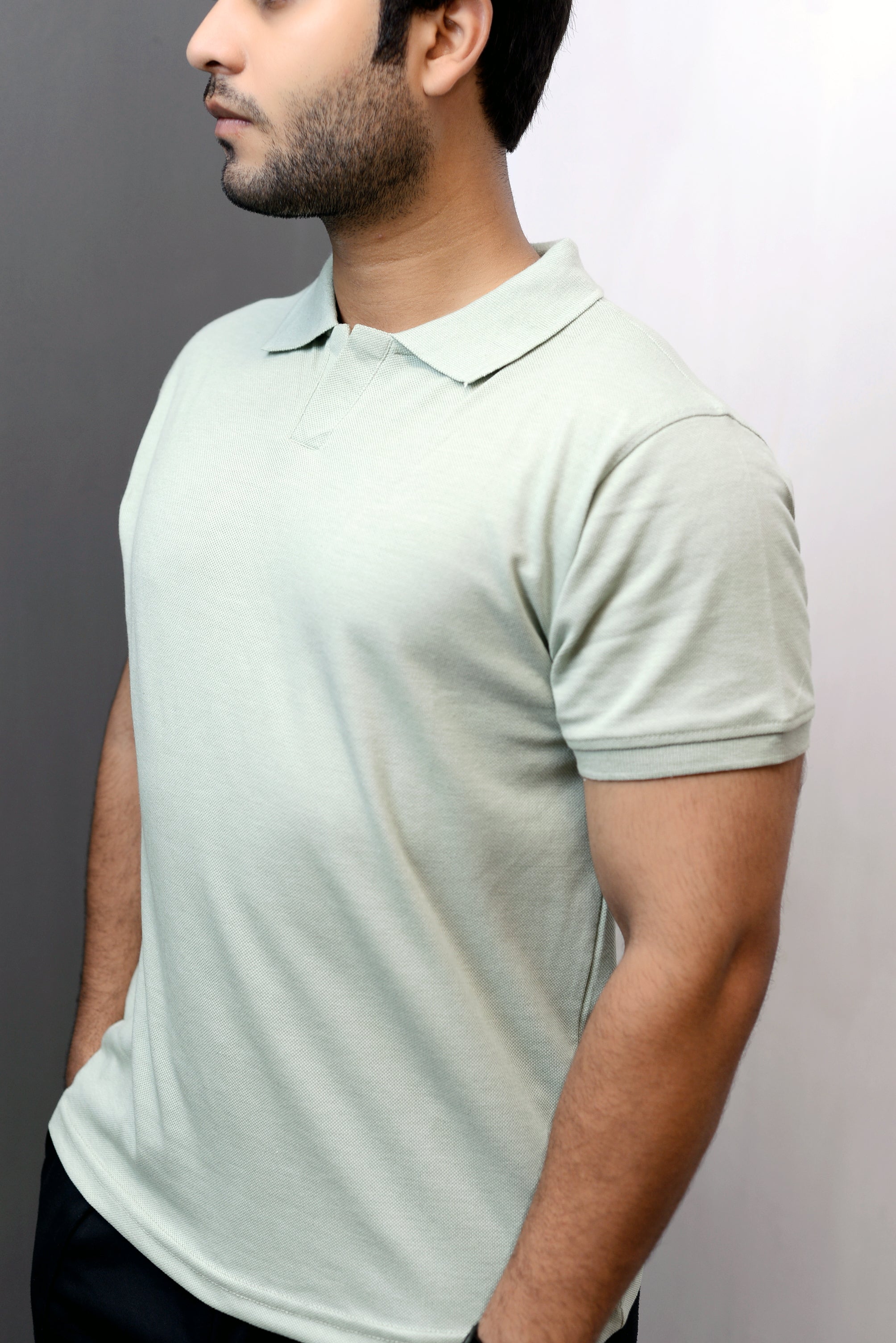 JOHNNY COLLAR POLO- AQ