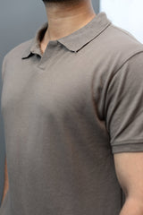 JOHNNY COLLAR POLO- DBRN