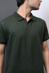 JOHNNY COLLAR POLO-GRN