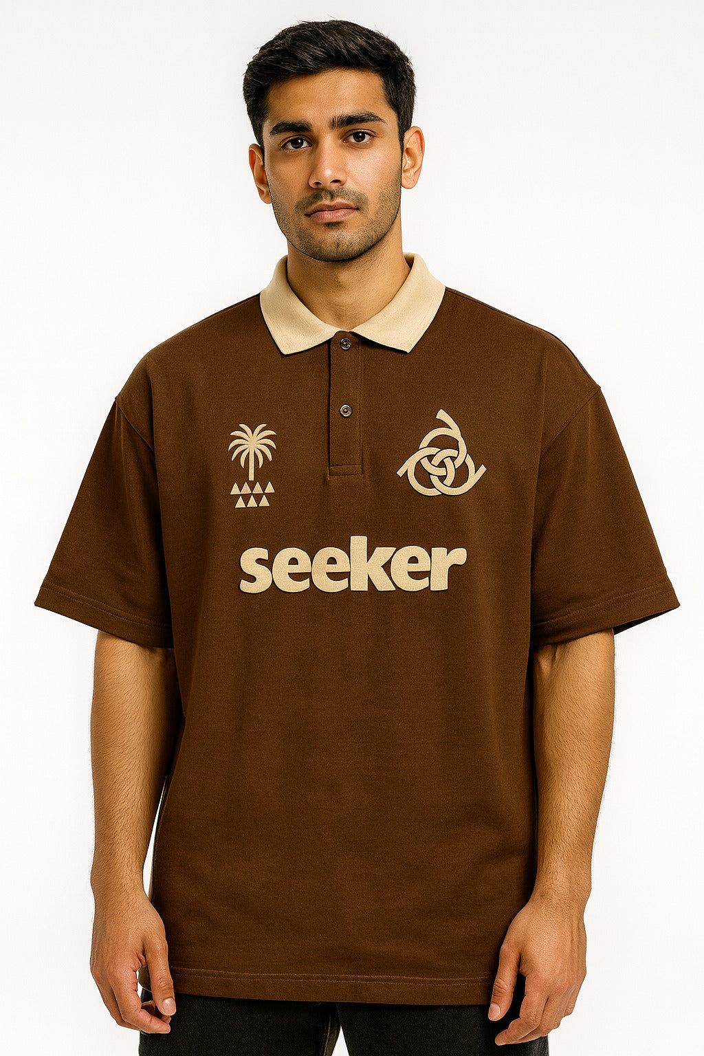 Seek Oversized Polo T-Shirt